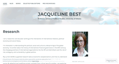 Desktop Screenshot of jacquelinebest.com