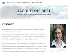Tablet Screenshot of jacquelinebest.com